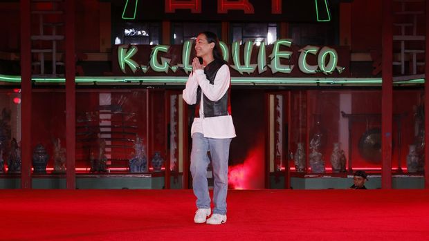 LOS ANGELES, CALIFORNIA - APRIL 19: Alexander Wang is seen on the runway during the Alexander Wang 