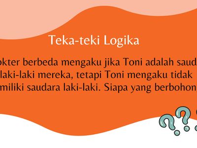 Kamu Genius Kalau Bisa Jawab Teka-teki Ini Kurang Dari 5 Menit