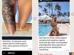Pro-Kontra Netizen +62 ke Bule Bali Bertato Ganesha di Paha