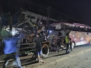 Kesaksian Ngerinya Bus Maut Tabrak Kendaraan-Rumah di Ciamis