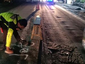 Perempuan Tewas Kecelakaan Motor Gegara Jalan Bergelombang di Sukabumi