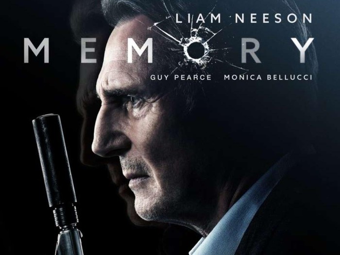 Poster film Memory (2022) diperankan Liam Neeson.