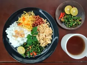 Resep Nasi Balap Puyung, Makanan Khas Lombok-Santapan Pagi Hari Resep Nasi Balap Puyung, Makanan Khas Lombok-Santapan Pagi Hari