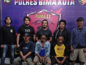 Curi Besi Sandaran Jembatan di Bima NTB, 3 Pria Diringkus Polisi