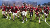 Dilansir dari Squawka setidaknya ada tujuh pemain AC Milan yang layak disebut sebagai kunci Rossoneri musim ini. Siapa saja? (AP)