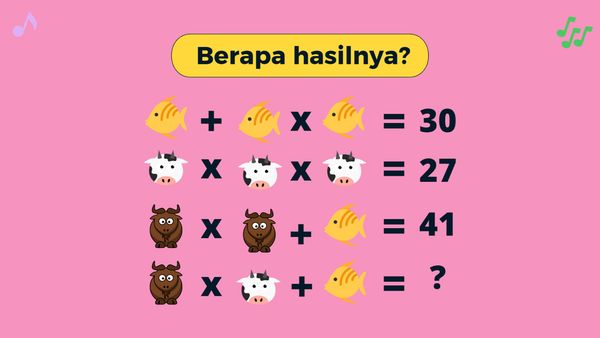 Suka Berhitung? Coba Jawab Teka-teki Matematika Ini Dengan Cepat!
