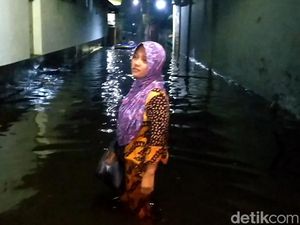Banjir Rob di Tirto Pekalongan Setinggi Dada, Ratusan Warga Mengungsi
