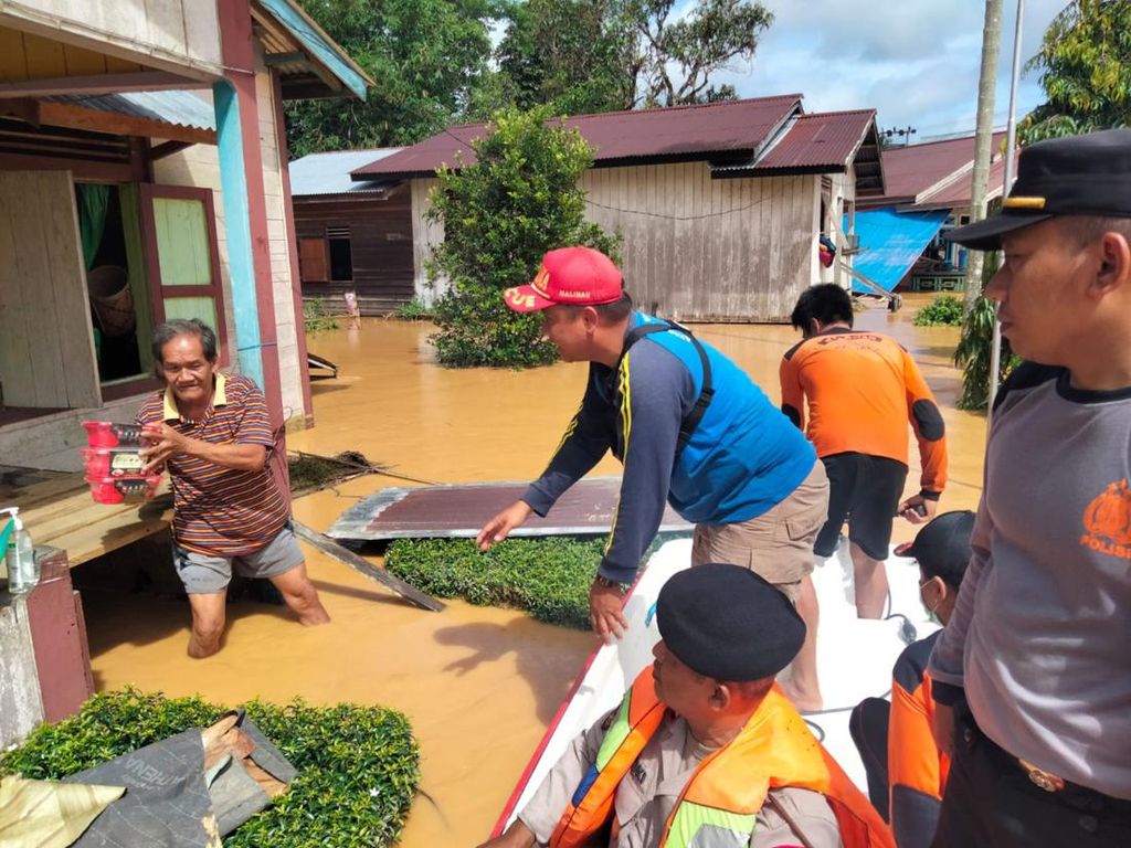 Belasan Desa di Malinau Kaltara Terendam Banjir, 625 KK Terdampak