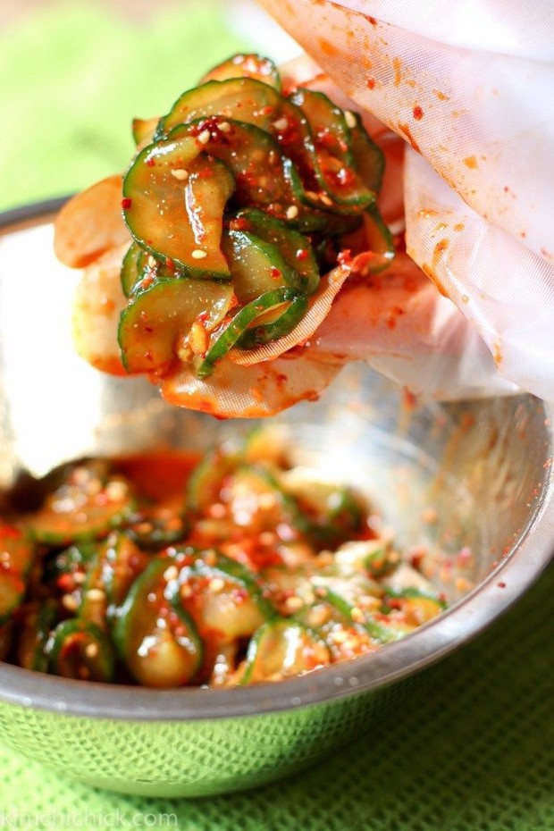 Cucumber kimchi