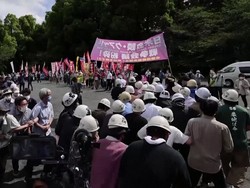 Kedatangan Biden ke Jepang Disambut Gelombang Demonstrasi