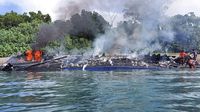 Kapal Feri Terbakar di Filipina, 7 Orang Tewas