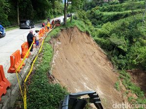 Hati-hati Lur! Ada Jurang Menganga di Jalur Boyolali-Magelang Ini