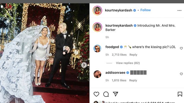 Kourtney Kardashian dan Travis Barker