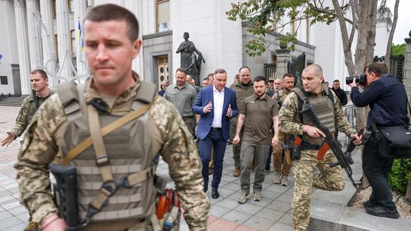 Kunjungi Kyiv, Ini yang Dilakukan Presiden Polandia di Ukraina