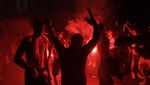 Momen Milanisti Bikin Kota Milan Merah Membara