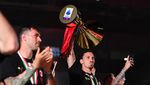 Momen Milanisti Bikin Kota Milan Merah Membara