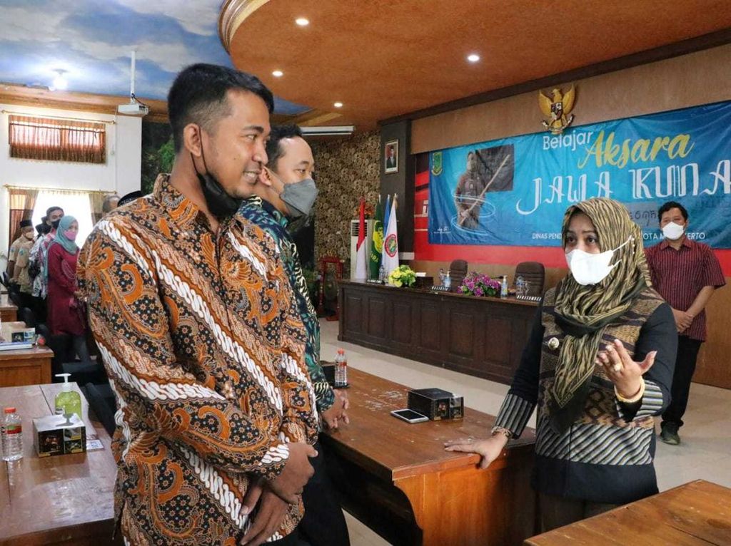 Lestarikan Budaya, Pemkot Mojokerto Gelar Acara Belajar Aksara Jawa