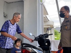 Dikira Habis Bensin, Maling Tinggalkan Motor Curian di Kuburan