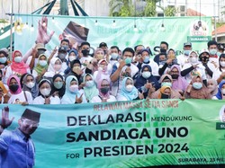 Dinilai Majukan UMKM, Sandiaga Didukung Maju Pilpres 2024