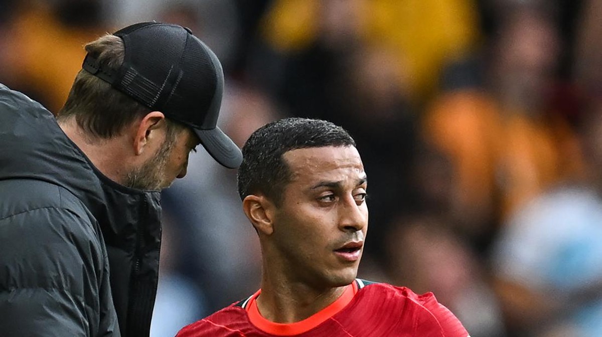 Thiago Alcantara cedera, diragukan tampil di Final Liga Champions (AFP via Getty Images/PAUL ELLIS)