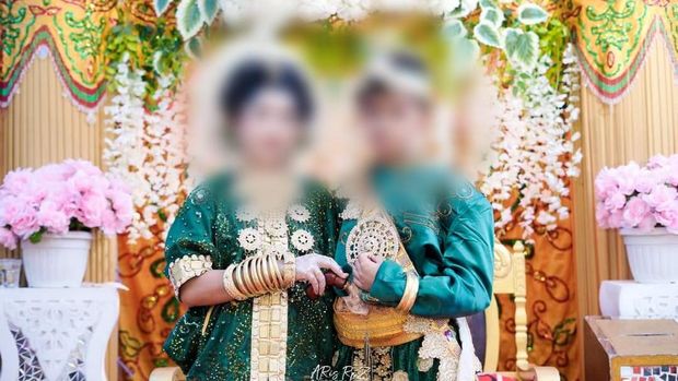 Viral pernikahan bocah di Wajo, Sulawesi Selatan (Dok. Istimewa)