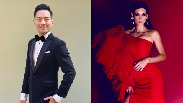 Miss Global 2022 Host, Altaf Vicko and Natalie Glebova