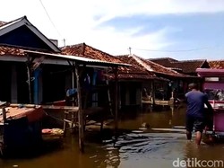 Siaga Ancaman Rob, BPBD Brebes Siapkan Logistik-Pengungsian