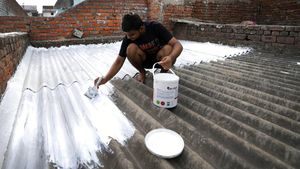 Biar Adem, Genteng Rumah di India Dicat Putih