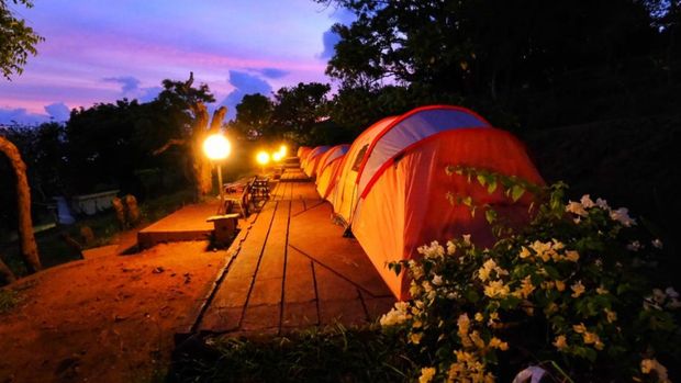 Bukit Asah Bali Camp Karangasem also provides a camping place for tourists who want to enjoy the sunset and sunrise.
