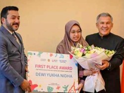 Putri Asli Trenggalek Juara 1 Musabaqah Hifzil Quran di Rusia