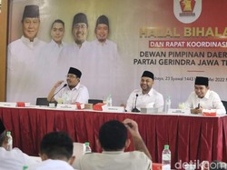 Di Balik Halalbihalal Gerindra Jatim Terselip Agenda Prabowo Presiden