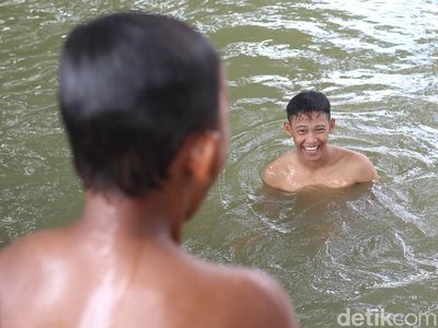 Ini Dia Waterboom Gratis Anak-anak di Sungai Cisadane