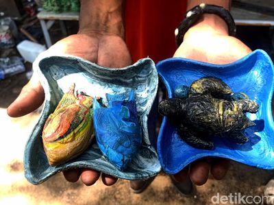 Intip Pembuatan Suvenir KTT G20 yang Diolah dari Limbah Plastik