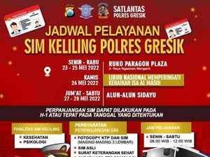 Jadwal Pelayanan SIM Keliling di Gresik