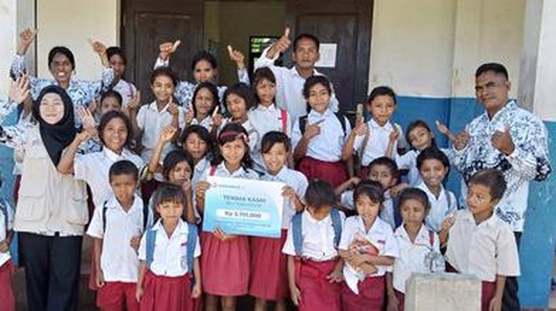 Kabar Bahagia! SDN Reda Meter Kini Sudah Bisa Nikmati Air Bersih