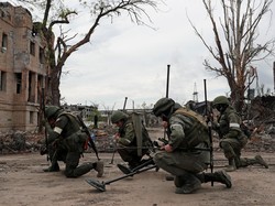 Aksi Latihan Pasukan Cadangan Rusia Sebelum Diterjunkan ke Ukraina