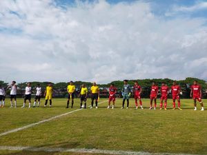 PSM Makassar Kesulitan Tembus Pertahanan OTP 37 Mamuju, Babak Pertama Imbang