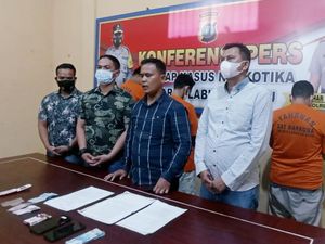 Polisi Tangkap 4 Pengedar dan Pengguna Narkoba di Labuhanbatu