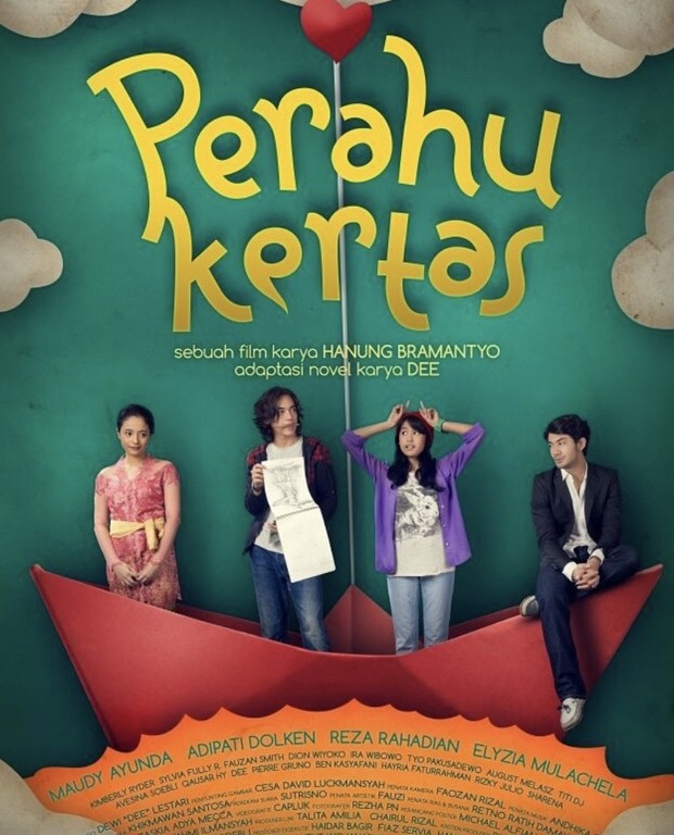 Perahu Kertas/Foto by Instagram.com/Maudyayunda Perahu Kertas