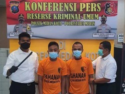 2 Pria Nekat Curi Seng Rumah Polisi di Medan Kota Demi Judi Slot