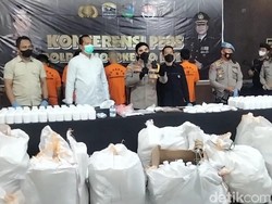 Narkoba Rp 10 M Disita dari Komplotan Pengedar di Mojokerto
