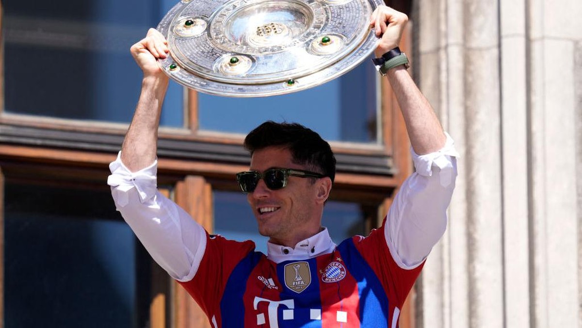 Robert Lewandowski bergabung ke Barcelona dari Bayern Munich. (Foto: FC Bayern via Getty Images/M. Donato)