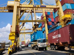 Sempat Tutup Gegara Banjir Rob, Terminal Peti Kemas Semarang Kembali Dibuka