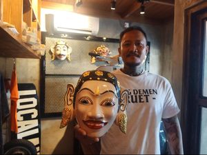 Berkunjung ke Museum Tapel di Sanur, Edukasi Tapel Khas Bali Kekunon