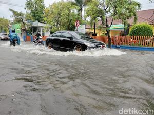 2 Ruas Jalan di Bojonegoro Ini Jadi Langganan Banjir Setiap Hujan