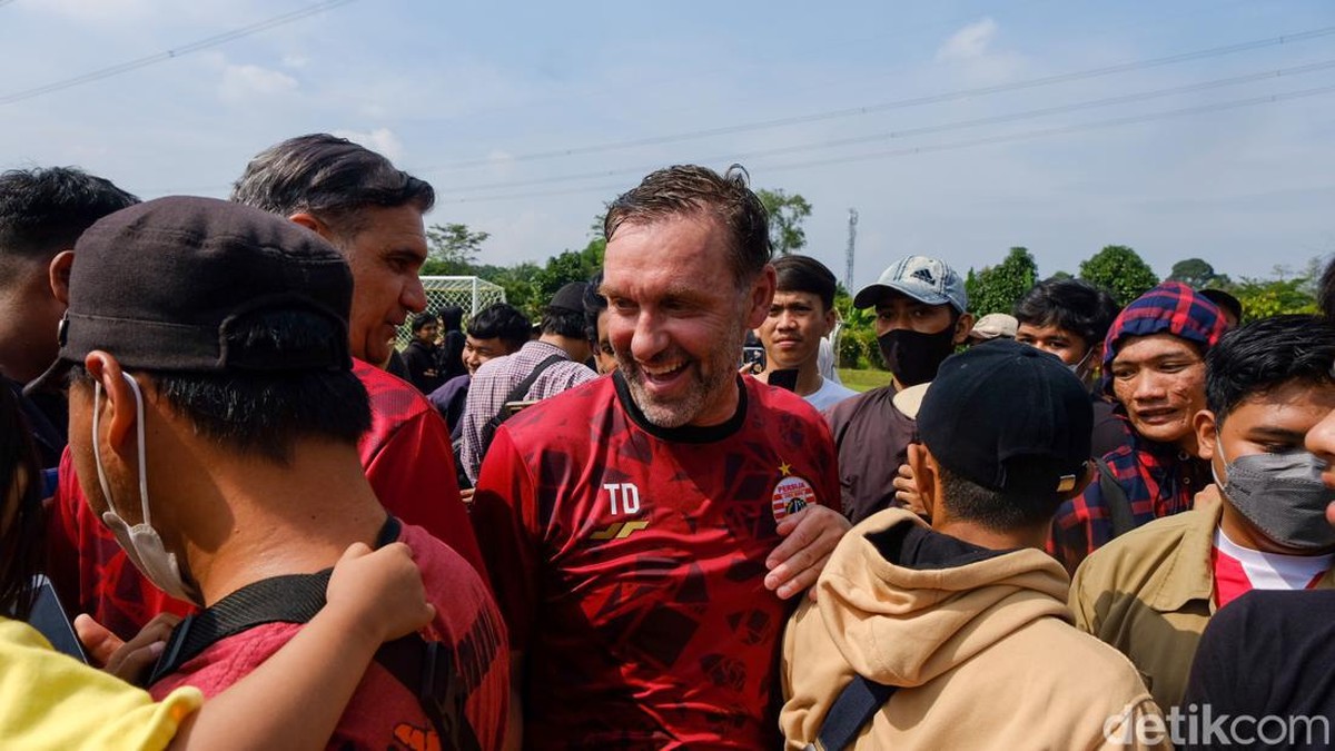Thomas Doll menutup rapat pemain asing bidikan Persija Jakarta. (Foto: detikcom/Andhika Prasetia)