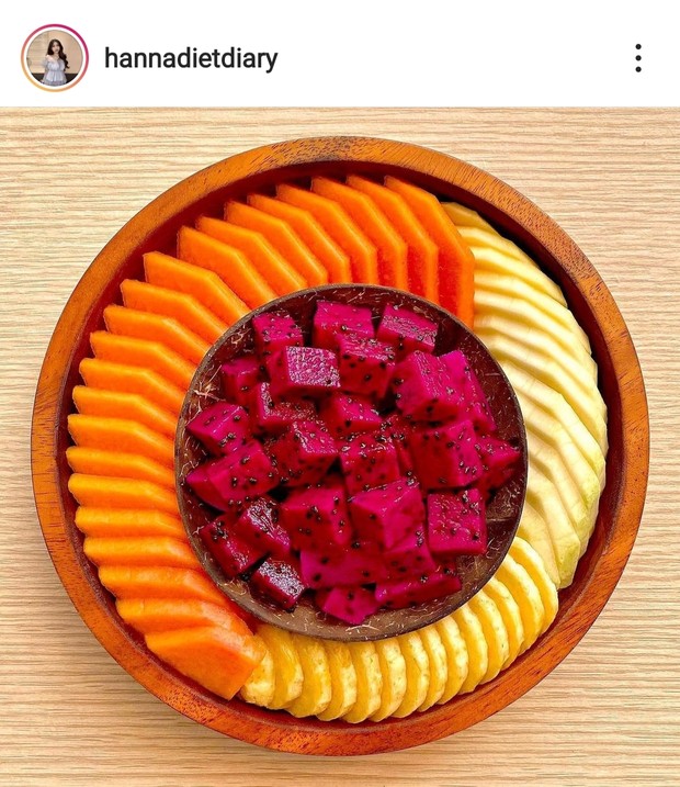 Contoh snack malam @hannadietdiary/Foto: Instagram.com/hannadietdiary