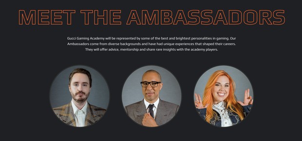 Mentor Gucci Gaming Academy/