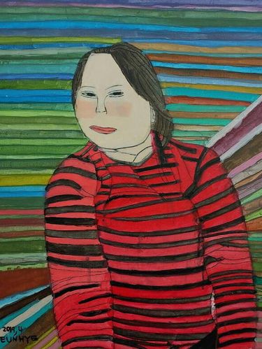 Salah satu lukisan karya Jung Eun Hye