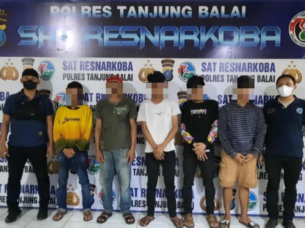 5 Orang Ditangkap di Kampung Narkoba Tanjungbalai, 3 Masih Remaja